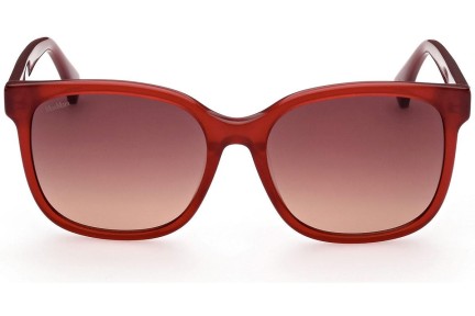 Okulary przeciwsłoneczne Max Mara MM0025 66F Kwadratowe Czerwone