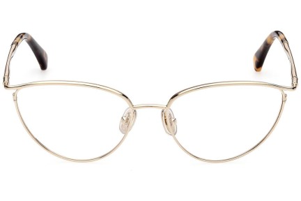 Okulary korekcyjne Max Mara MM5057 032 Kocie oczy Złote