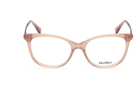 Okulary korekcyjne Max Mara MM5008 045 Kwadratowe Beżowe