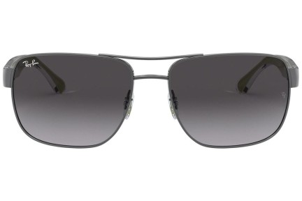 Okulary przeciwsłoneczne Ray-Ban RB3530 004/8G Prostokątne Srebrne