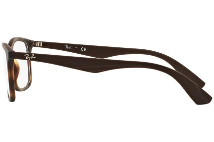 Okulary korekcyjne Ray-Ban RX7047 5573 Prostokątne Havana