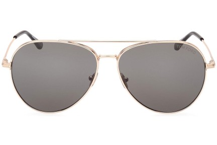 Okulary przeciwsłoneczne Tom Ford FT0996 28A Pilotki (Aviator) Złote