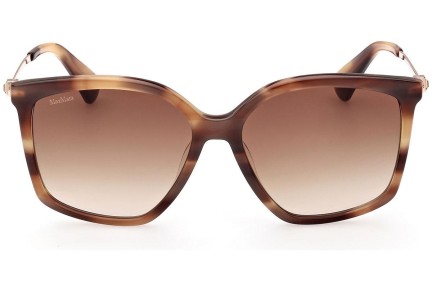 Okulary przeciwsłoneczne Max Mara MM0055 48F Kwadratowe Havana