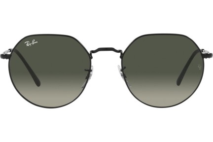 Okulary przeciwsłoneczne Ray-Ban Jack RB3565 002/71 Okrągłe Czarne