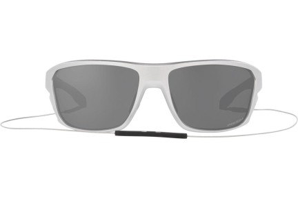 Okulary przeciwsłoneczne Oakley Split Shot X-Silver Collection OO9416-34 Prostokątne Srebrne