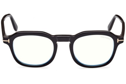 Okulary korekcyjne Tom Ford FT5836-B 001 Kwadratowe Czarne