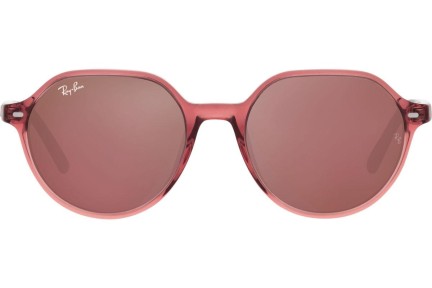 Okulary przeciwsłoneczne Ray-Ban Thalia RB2195 66372K Okrągłe Różowe