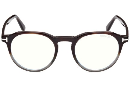 Okulary korekcyjne Tom Ford FT5833-B 056 Okrągłe Havana