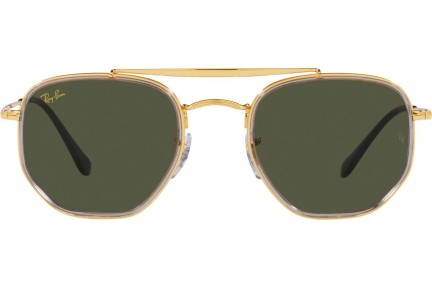 Okulary przeciwsłoneczne Ray-Ban The Marshal II RB3648M 923931 Kwadratowe Złote