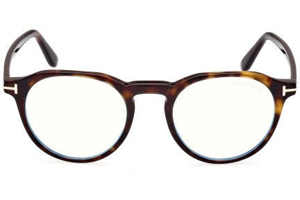 Okulary korekcyjne Tom Ford FT5833-B 052 Okrągłe Havana