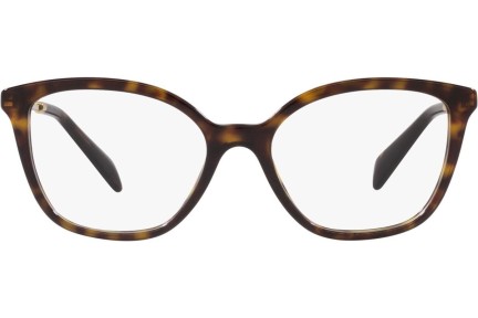 Okulary korekcyjne Prada PR02ZV 2AU1O1 Kocie oczy Havana