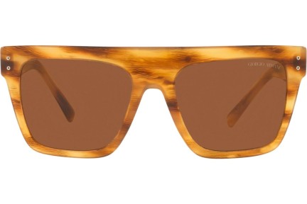 Okulary przeciwsłoneczne Giorgio Armani AR8177 592173 Flat Top Havana