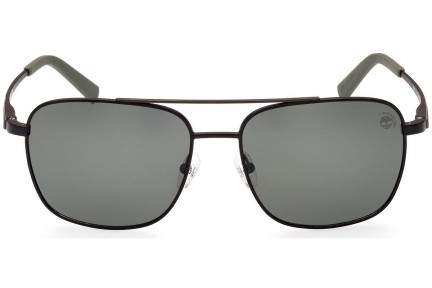 Okulary przeciwsłoneczne Timberland TB9303 02R Polarized Pilotki (Aviator) Czarne