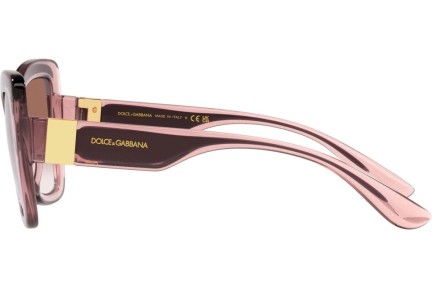 Okulary przeciwsłoneczne Dolce & Gabbana DG6170 31908D Kocie oczy Różowe