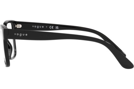 Okulary korekcyjne Vogue Eyewear VO5452 W44 Kwadratowe Czarne