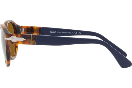 Okulary przeciwsłoneczne Persol PO3304S 118433 Okrągłe Havana