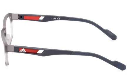 Okulary korekcyjne Adidas Sport SP5033 020 Prostokątne Szare