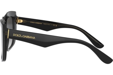 Okulary przeciwsłoneczne Dolce & Gabbana DG4414 501/8G Kwadratowe Czarne