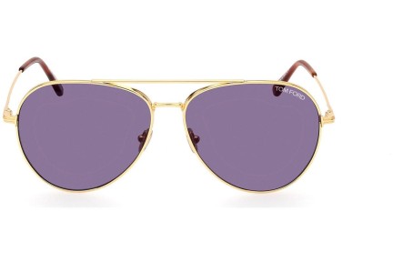 Okulary przeciwsłoneczne Tom Ford FT0996 30V Pilotki (Aviator) Złote