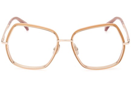 Okulary korekcyjne Max Mara MM5076 028 Kwadratowe Złote