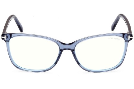 Okulary korekcyjne Tom Ford FT5842-B 090 Kwadratowe Niebieskie