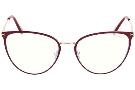 Okulary korekcyjne Tom Ford FT5840-B 066 Kocie oczy Czerwone