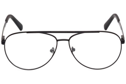 Okulary korekcyjne Guess GU50076 002 Pilotki (Aviator) Czarne