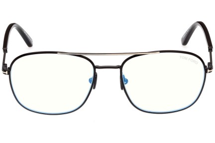 Okulary korekcyjne Tom Ford FT5830-B 001 Pilotki (Aviator) Czarne