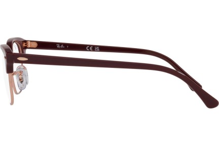 Okulary korekcyjne Ray-Ban Clubmaster RX5154 8230 Browline Czerwone