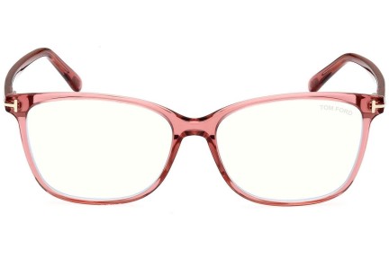 Okulary korekcyjne Tom Ford FT5842-B 074 Kwadratowe Różowe