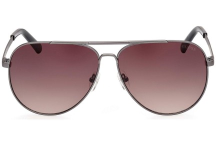 Okulary przeciwsłoneczne Guess GU00059 09F Pilotki (Aviator) Srebrne