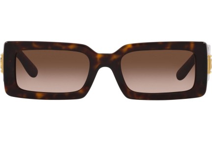 Okulary przeciwsłoneczne Dolce & Gabbana DG4416 502/13 Prostokątne Havana