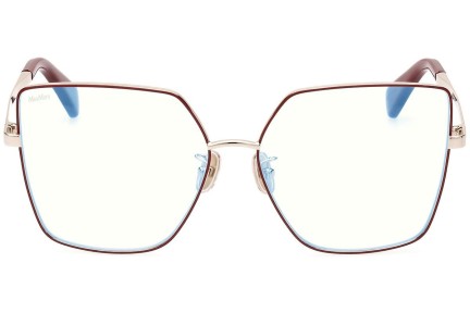 Okulary korekcyjne Max Mara MM5073-H-B 068 Oversize Złote