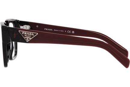 Okulary korekcyjne Prada PR08ZV 11F1O1 Kwadratowe Czarne