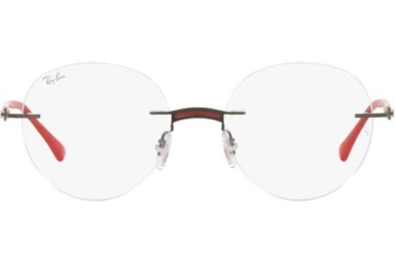 Okulary korekcyjne Ray-Ban RX8768 1229 Okrągłe Srebrne