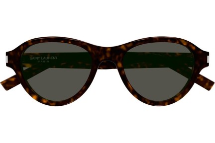 Okulary przeciwsłoneczne Saint Laurent SL520SUNSET 002 Owalne Havana