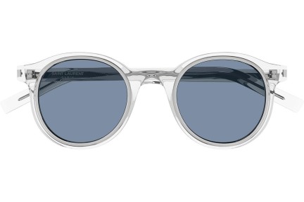 Okulary przeciwsłoneczne Saint Laurent SL521RIM 004 Okrągłe Przezroczyste