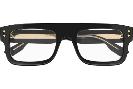 Okulary korekcyjne Gucci GG1085O 001 Prostokątne Czarne