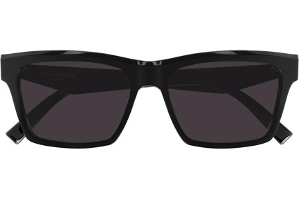 Okulary przeciwsłoneczne Saint Laurent SLM104 004 Polarized Kwadratowe Czarne