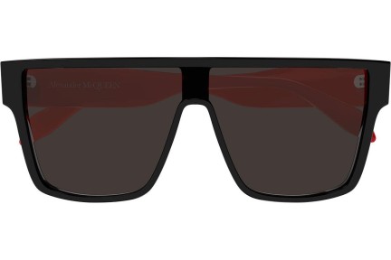 Okulary przeciwsłoneczne Alexander McQueen AM0354S 003 Flat Top Czarne