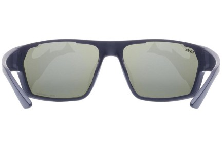 Okulary przeciwsłoneczne uvex sportstyle 233 P 4440 Polarized Prostokątne Niebieskie