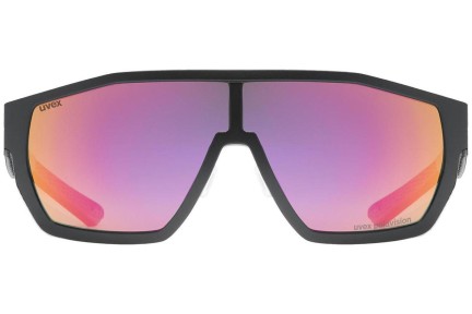 Okulary przeciwsłoneczne uvex mtn style P 2330 Polarized Kwadratowe Czarne