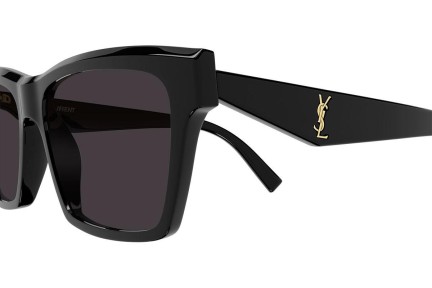 Okulary przeciwsłoneczne Saint Laurent SLM104 004 Polarized Kwadratowe Czarne