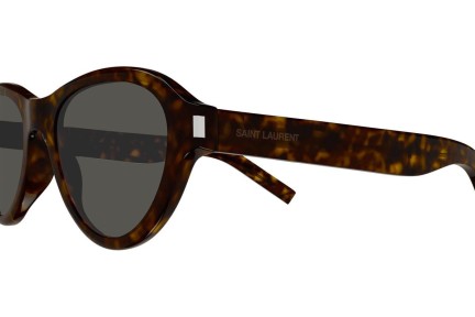 Okulary przeciwsłoneczne Saint Laurent SL520SUNSET 002 Owalne Havana