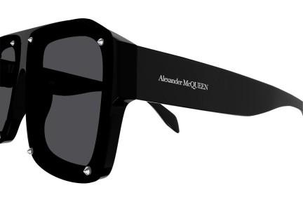 Okulary przeciwsłoneczne Alexander McQueen AM0335S 001 Kwadratowe Czarne