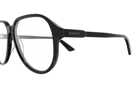 Okulary korekcyjne Gucci GG1036O 001 Pilotki (Aviator) Czarne