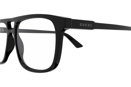 Okulary korekcyjne Gucci GG1035O 001 Kwadratowe Czarne