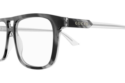 Okulary korekcyjne Gucci GG1035O 003 Kwadratowe Szare