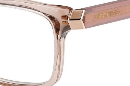 Okulary korekcyjne Jimmy Choo JC225 FWM Prostokątne Różowe