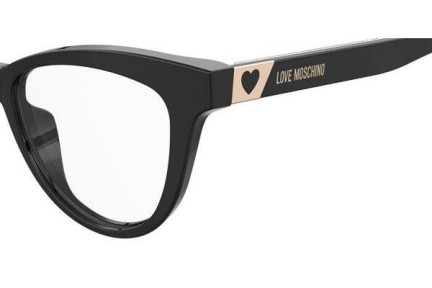 Okulary korekcyjne Love Moschino MOL576 807 Kocie oczy Czarne